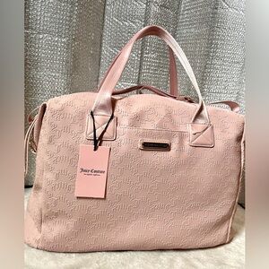 New!!! Juicy couture GP pink wordplay best seller overnighter!!!!